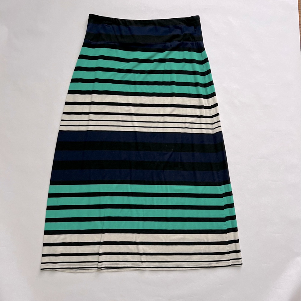 Mossimo Long Striped Maxi Skirt